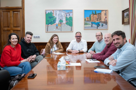 La asociación de la prensa de Mérida se reúne con el alcalde emeritense